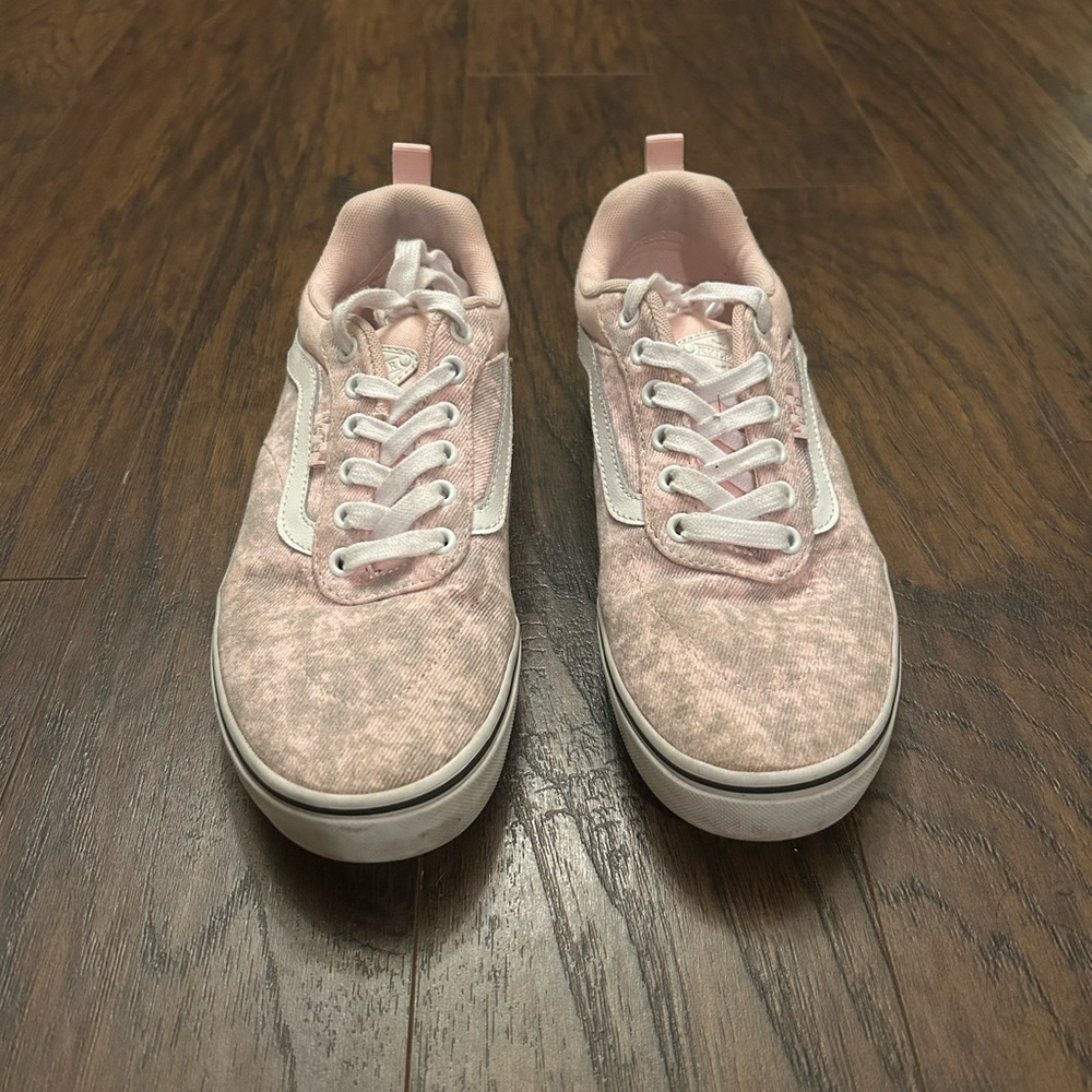Vans Kyle Walker Men’s Acid Denim Pink White PopCush Skate Shoes Sneakers Unisex - Picture 3 of 7